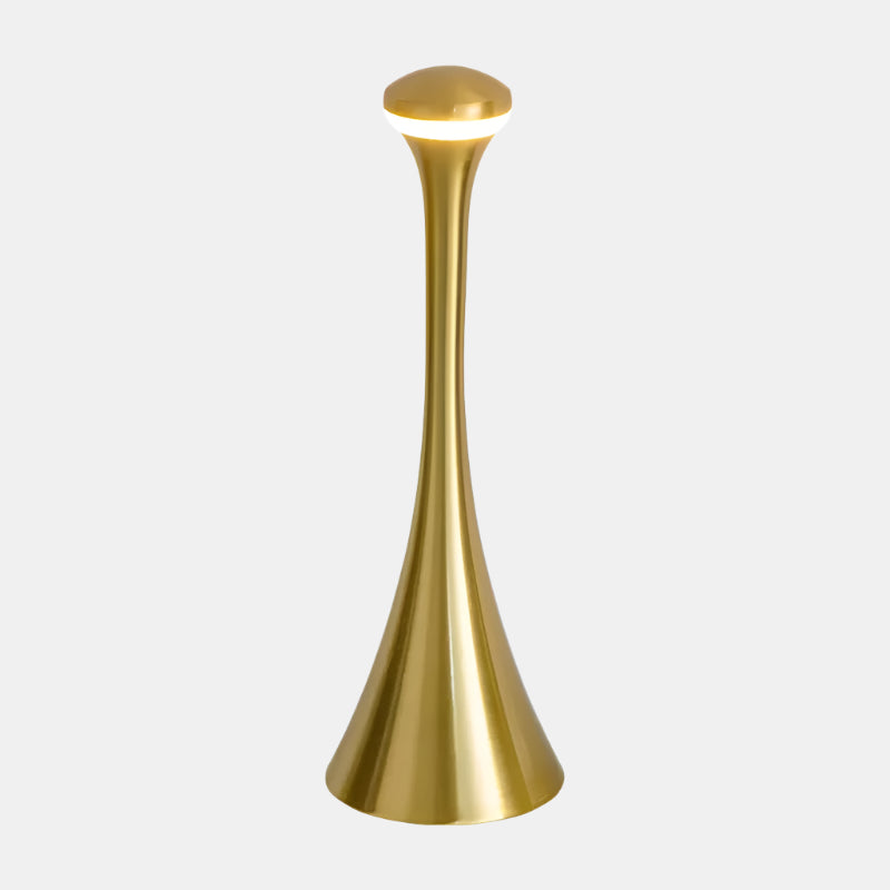Trådløs Moderne Bordlampe med Genopladeligt Design Bordlamper Tech Butik Guld
