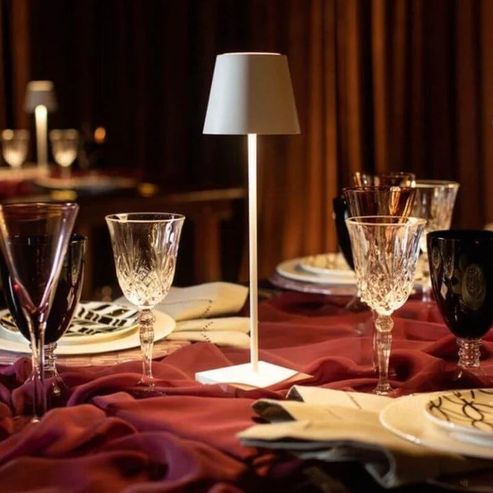 Trådløs genopladelig nordisk bordlampe til hyggelig atmosfære table lamp Tech Butik