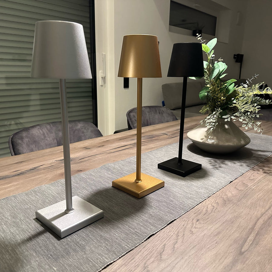 Trådløs Genopladelig Bordlampe – Moderne & Bærbar Belysning Belysning Tech Butik