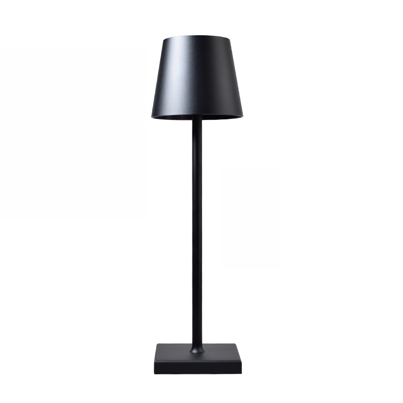 Trådløs Genopladelig Bordlampe – Moderne & Bærbar Belysning Belysning Tech Butik Sort