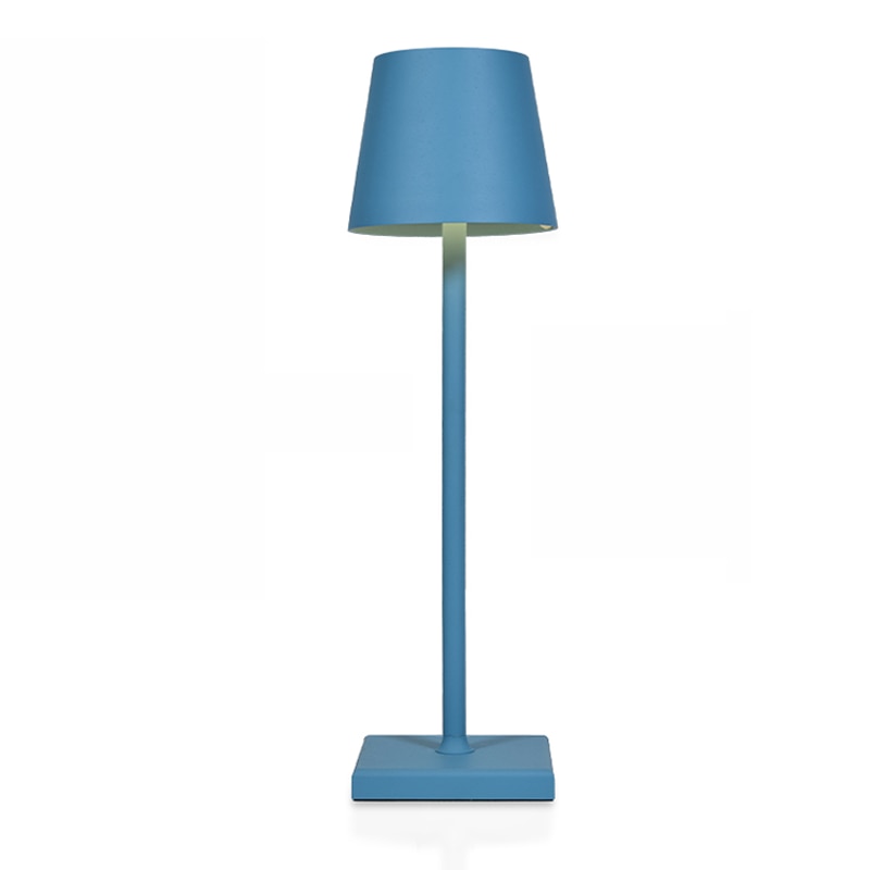 Trådløs Genopladelig Bordlampe – Moderne & Bærbar Belysning Belysning Tech Butik Blå
