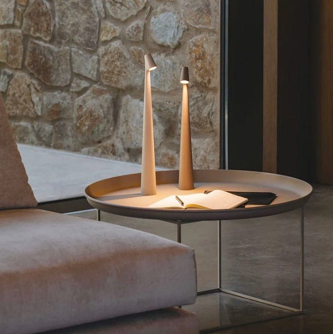 Nordisk Minimalistisk Trådløs LED Läslampa – Genopladelig Bordlampe til Læsning & Spisning Bordlamper Tech Butik