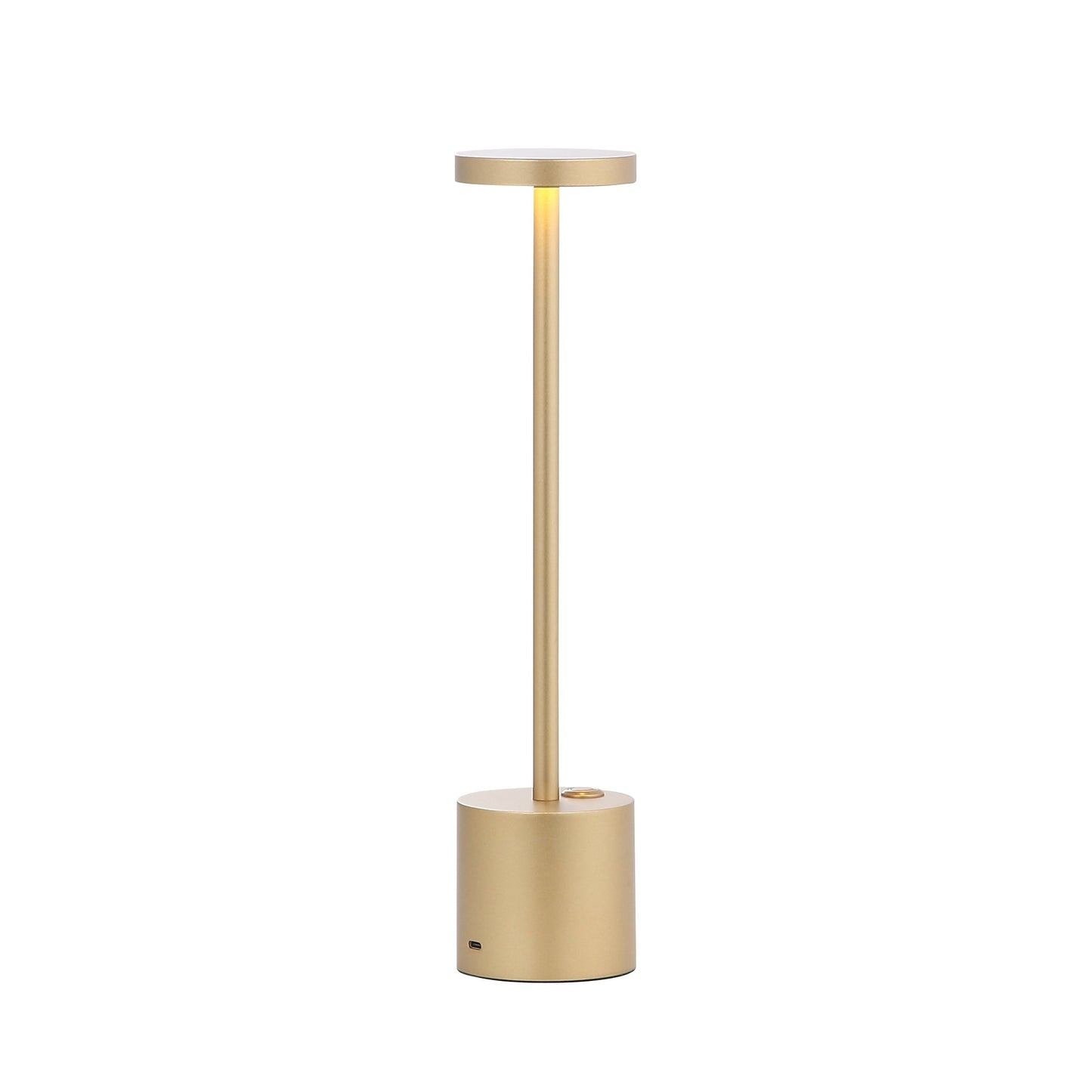 Elegant Trådløs Bordlampe i Messing – Moderne Brillans LED-lampe til Indendørs og Udendørs Brug Bordlamper Tech Butik