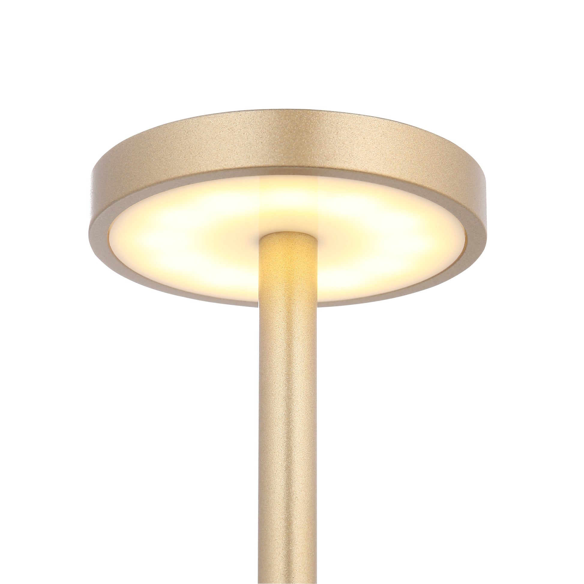 Elegant Trådløs Bordlampe i Messing – Moderne Brillans LED-lampe til Indendørs og Udendørs Brug Bordlamper Tech Butik