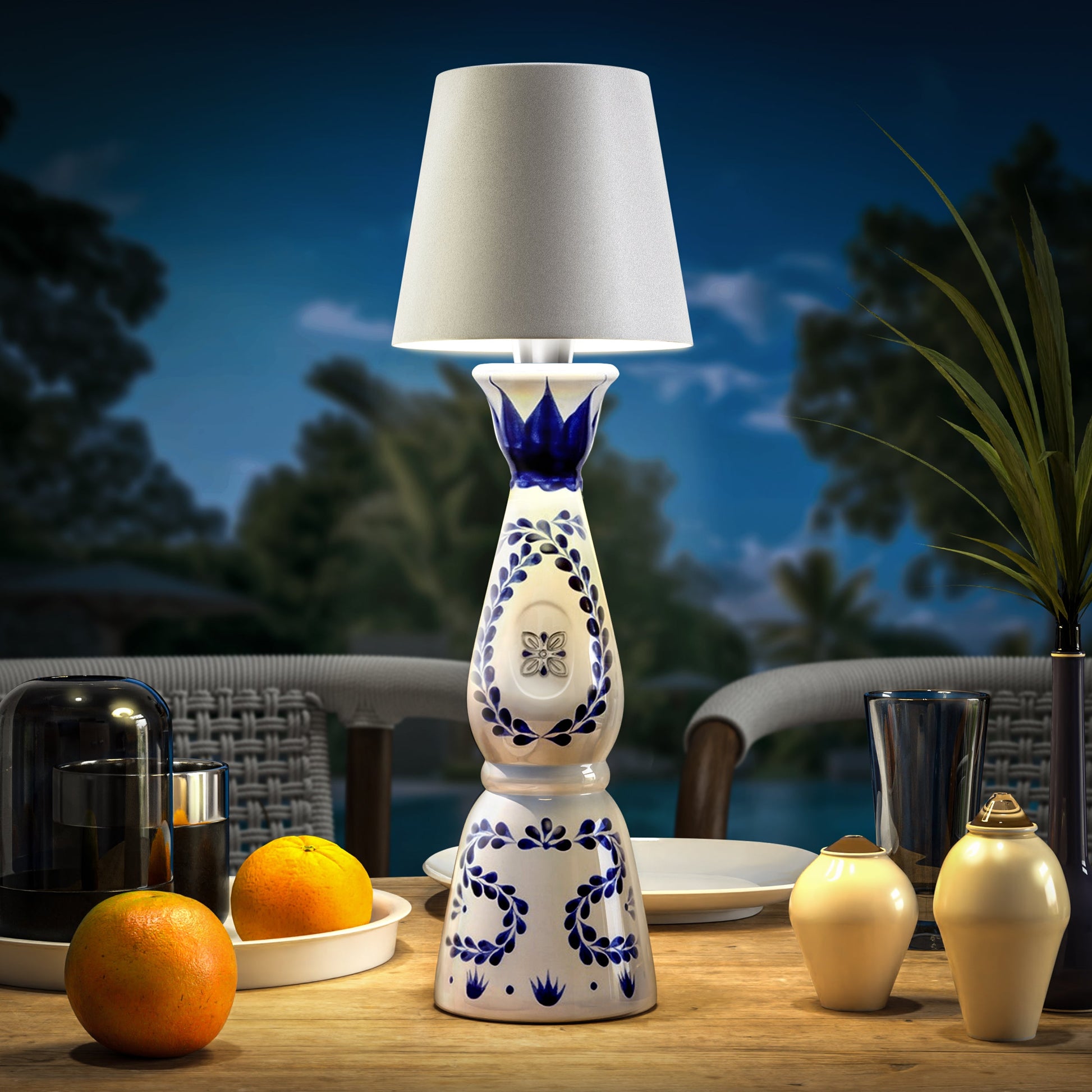 Trådløs Flaskelampe med Justerbar Lysstyrke – Elegant Lampe til Indendørs Brug Belysning Tech Butik