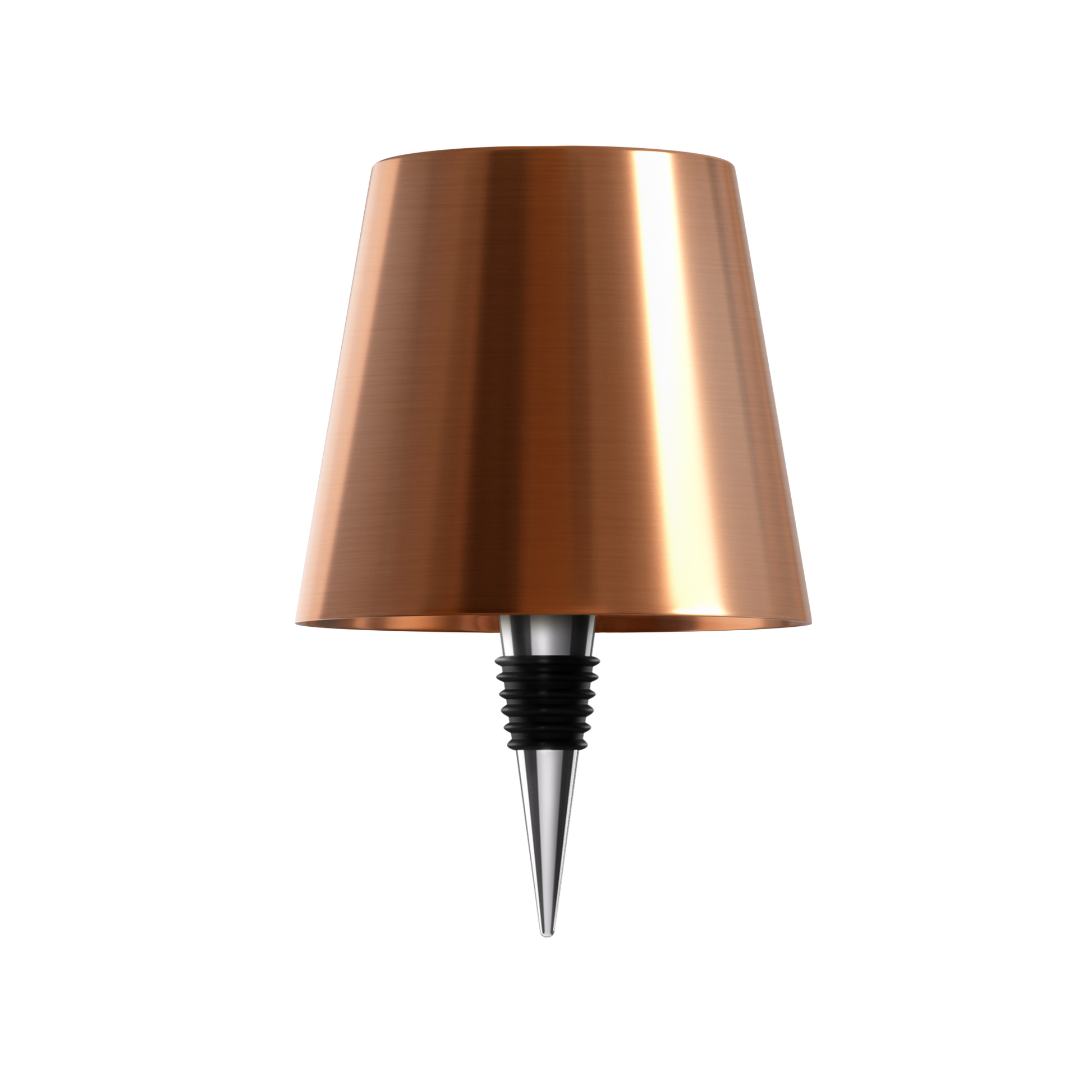 Trådløs Flaskelampe med Justerbar Lysstyrke – Elegant Lampe til Indendørs Brug Belysning Tech Butik ROSE GULD