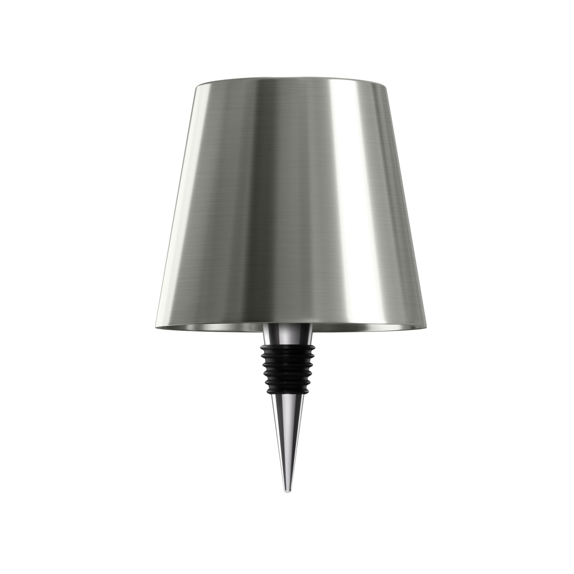Trådløs Flaskelampe med Justerbar Lysstyrke – Elegant Lampe til Indendørs Brug Belysning Tech Butik SØLV