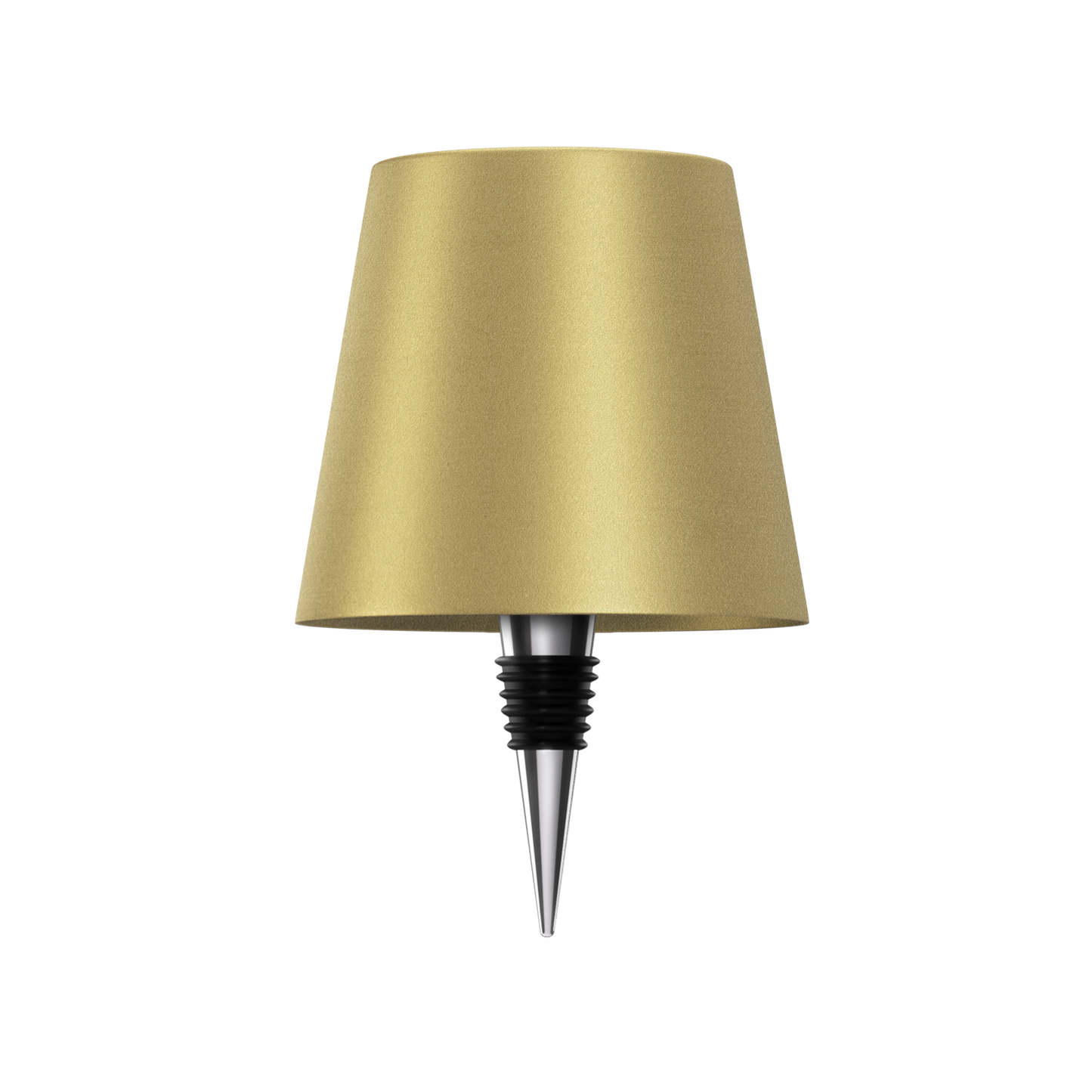 Trådløs Flaskelampe med Justerbar Lysstyrke – Elegant Lampe til Indendørs Brug Belysning Tech Butik MAT GULD