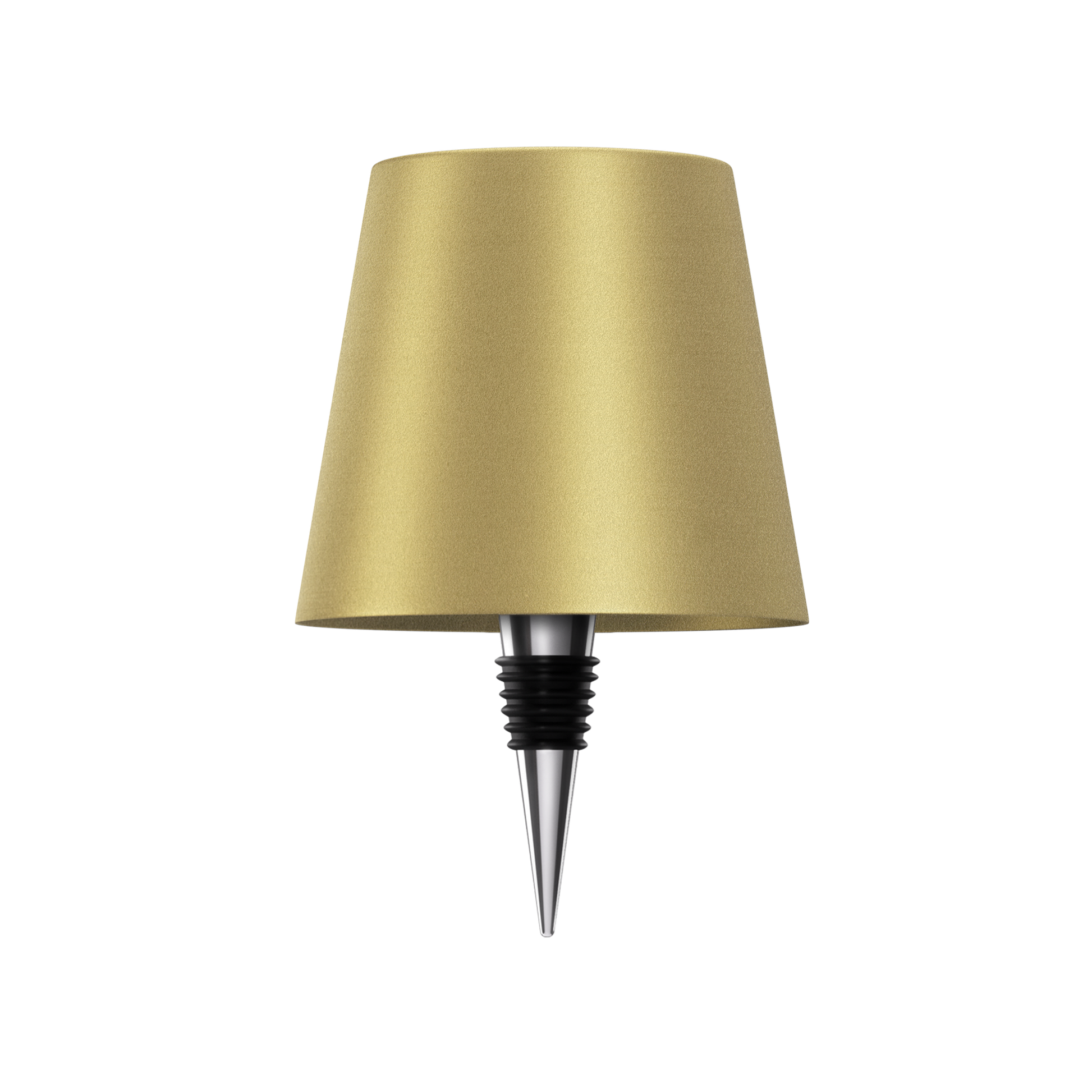 Trådløs Flaskelampe med Justerbar Lysstyrke – Elegant Lampe til Indendørs Brug Belysning Tech Butik MAT GULD