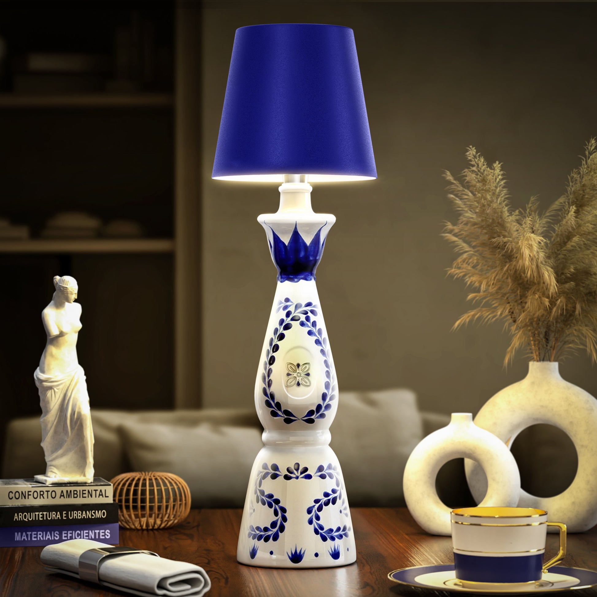 Trådløs Flaskelampe med Justerbar Lysstyrke – Elegant Lampe til Indendørs Brug Belysning Tech Butik