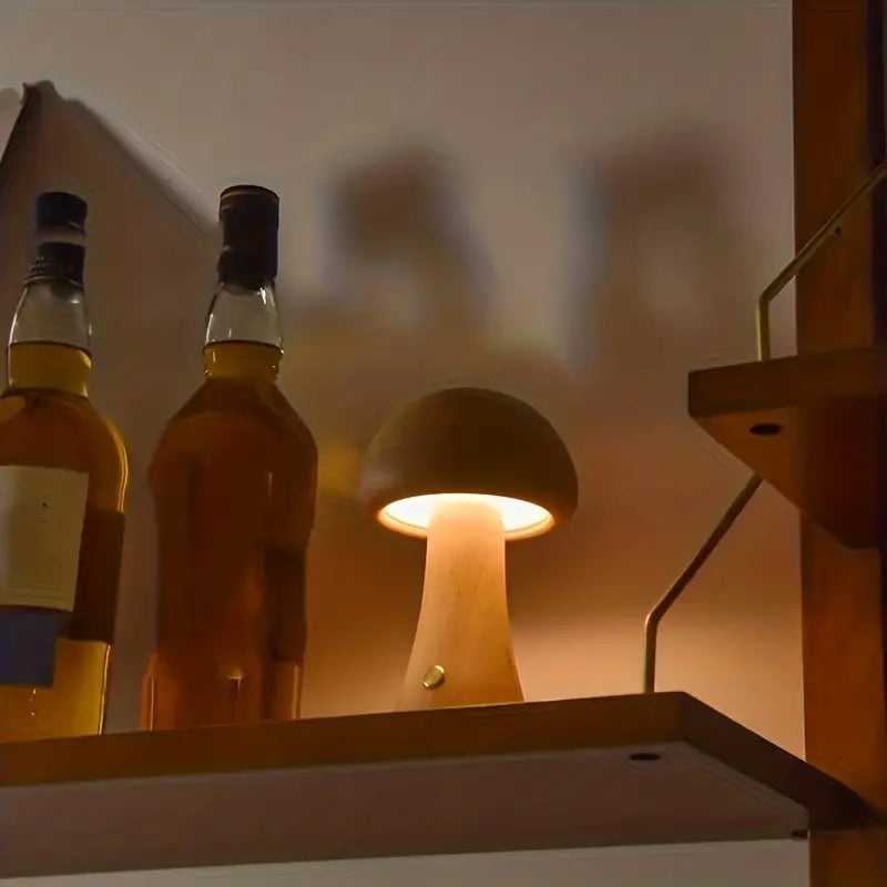 Unik Trådløs Svampebordlampe – Elegant, Fleksibel Belysning Overalt Belysning Tech Butik