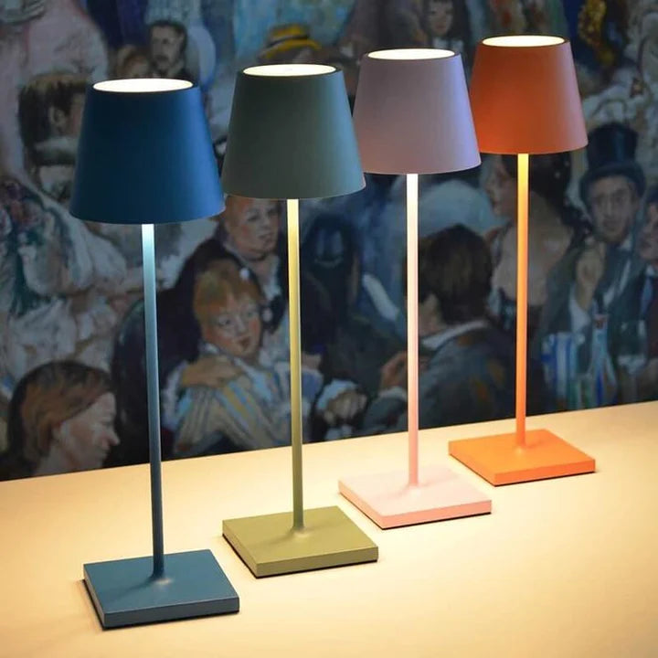 Trådløs genopladelig nordisk bordlampe til hyggelig atmosfære table lamp Tech Butik