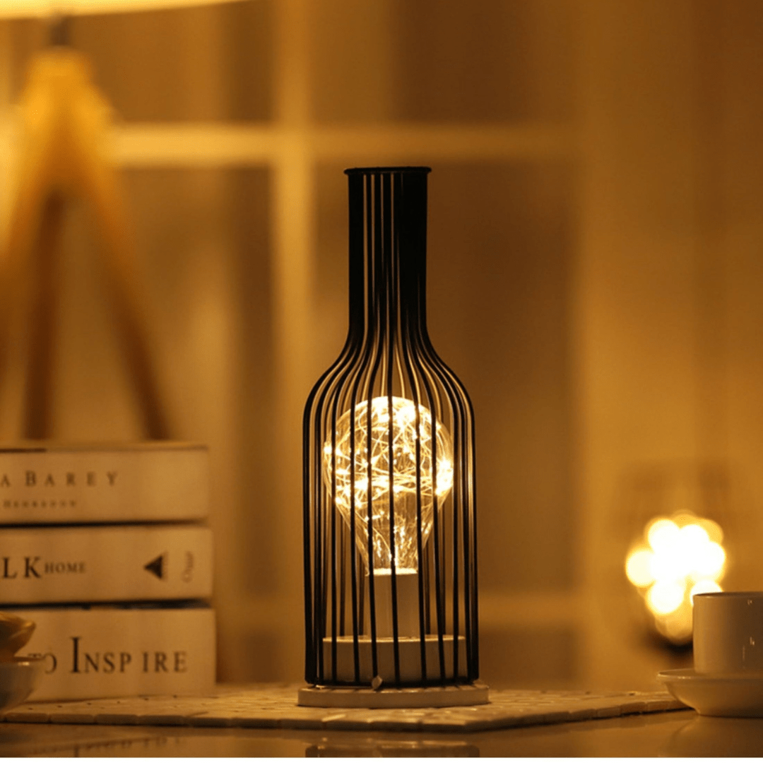 Trådløse LED-Lamper i Minimalistisk Design – Justerbar Belysning til Stuen Bordlampe Tech Butik Vinkaraffel