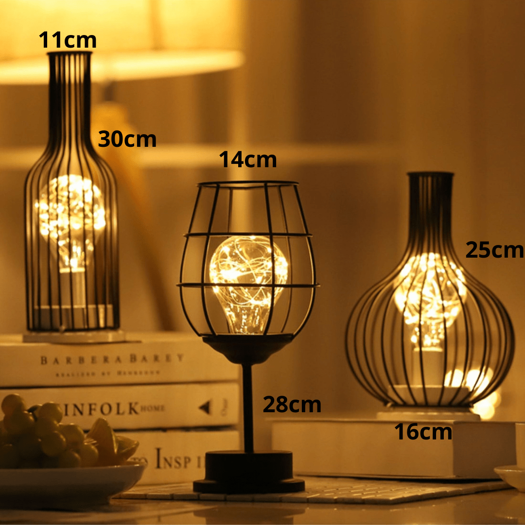 Trådløse LED-Lamper i Minimalistisk Design – Justerbar Belysning til Stuen Bordlampe Tech Butik