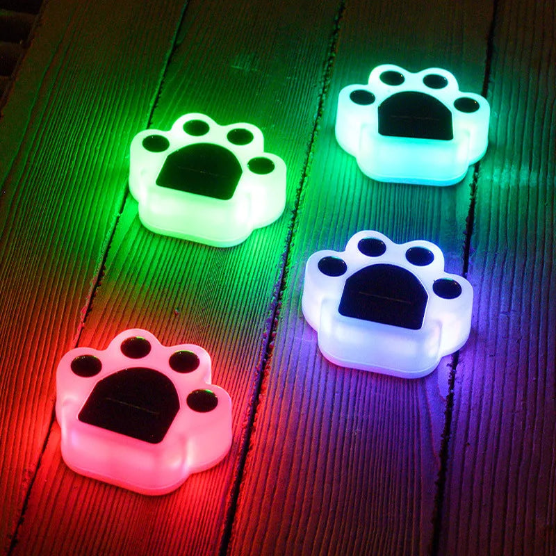 Trådløse Solar Paws Skab den Perfekte Stemning i Din Have Udendørs belysning Tech Butik Farve