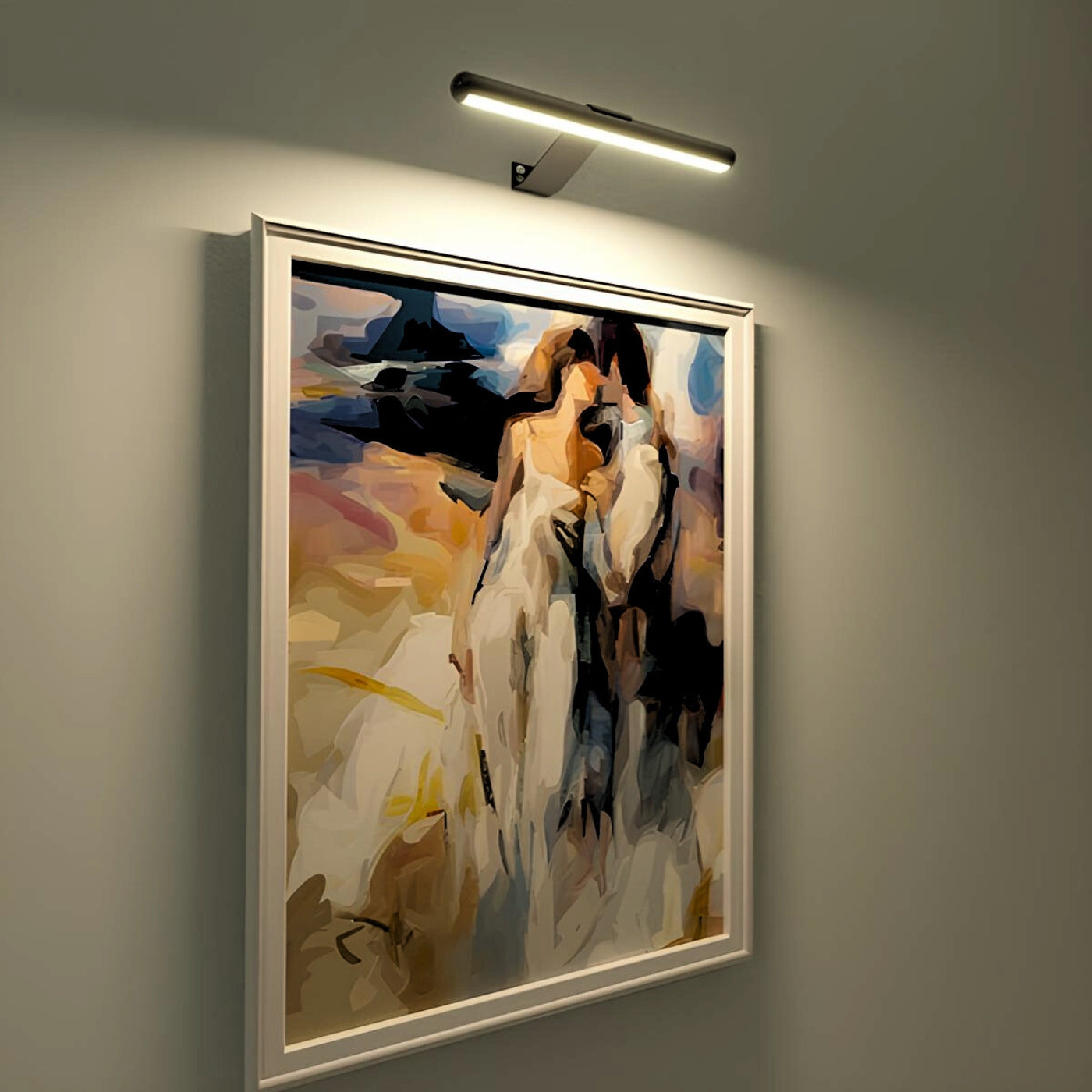 Trådløs Væglampe til Kunst – Oplys dine mesterværker med ubesværet elegance Belysning Tech Butik