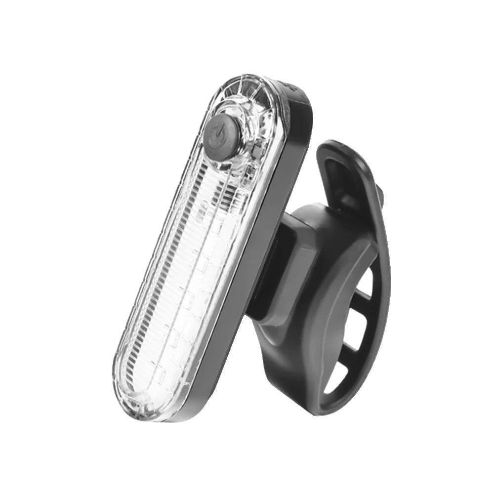 USB Genopladelig Bagcykellygte – Maksimal Synlighed & Sikkerhed Cykellygter Tech Butik Enkel Hvid