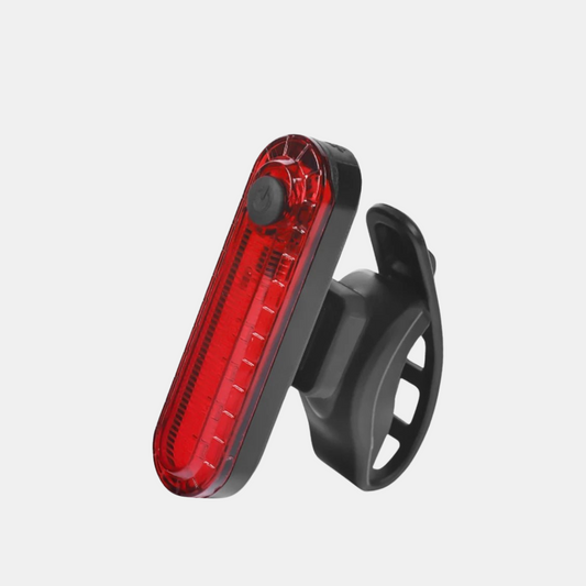 USB Genopladelig Bagcykellygte – Maksimal Synlighed & Sikkerhed Cykellygter Tech Butik Enkel Rød