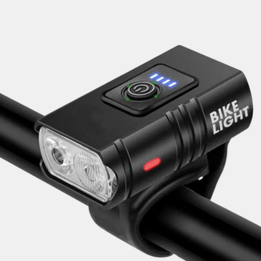 USB Genopladelige Cykellygte med 1000 Lumen - Vandbestandig Cykelforlygte Cykellygter Tech Butik Default