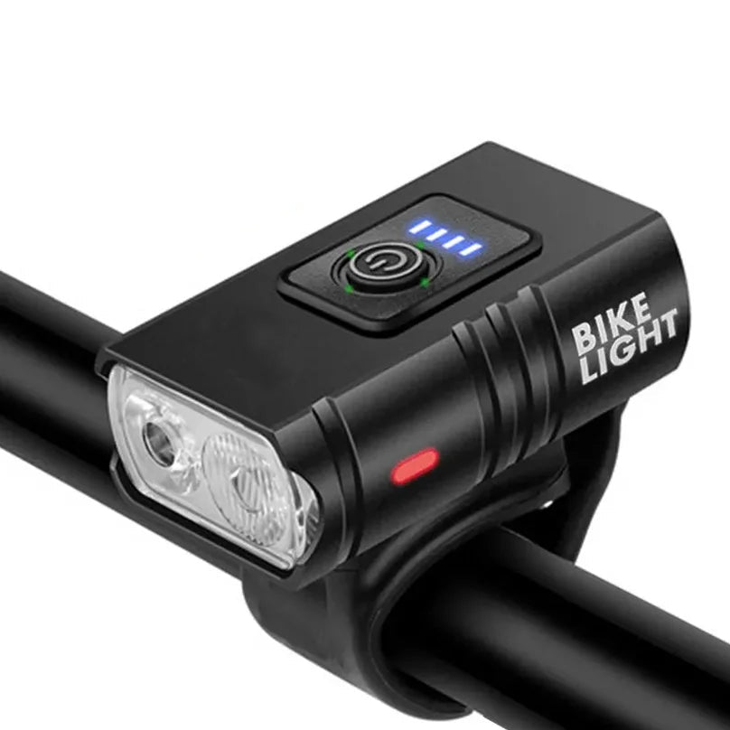 USB Genopladelige Cykellygte med 1000 Lumen - Vandbestandig Cykelforlygte Cykellygter Tech Butik