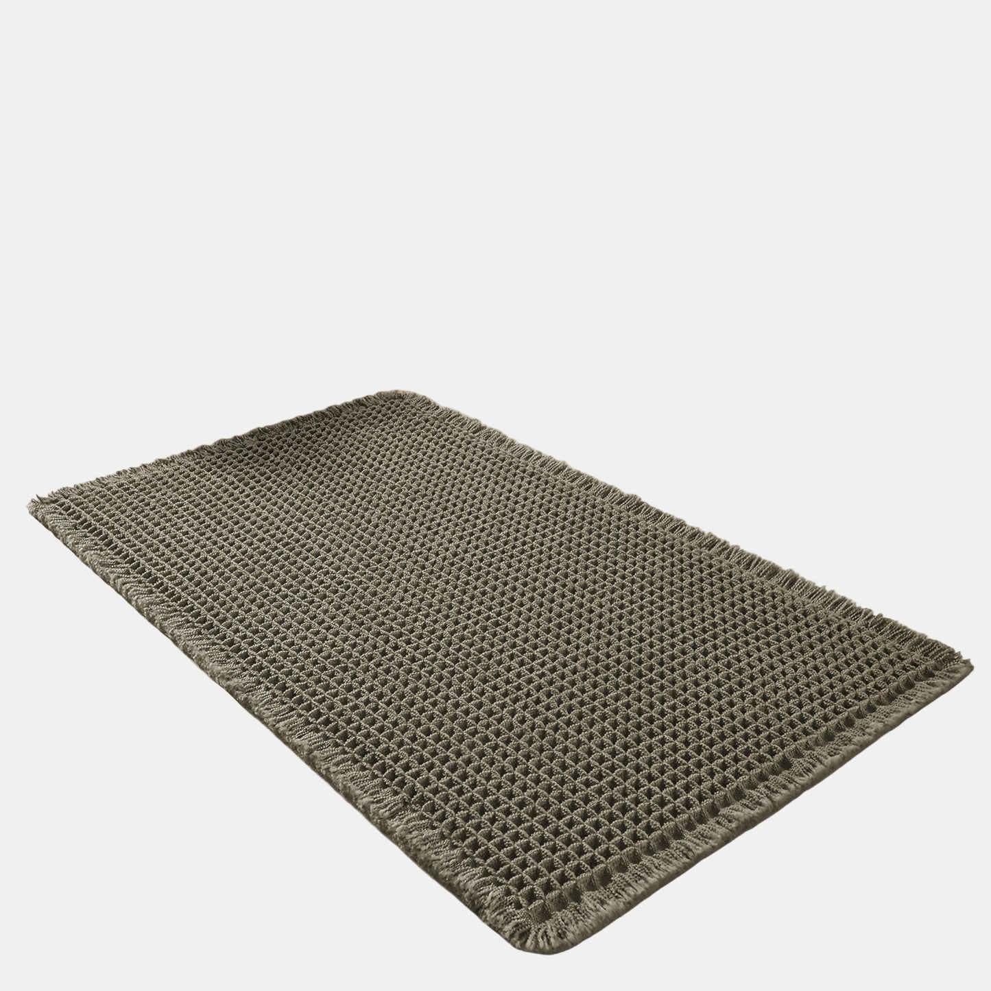 Ultra-absorberende Badmat Med Antislip Og Stilfulde Detaljer Bademåtte Tech Butik 43*61cm Grøn