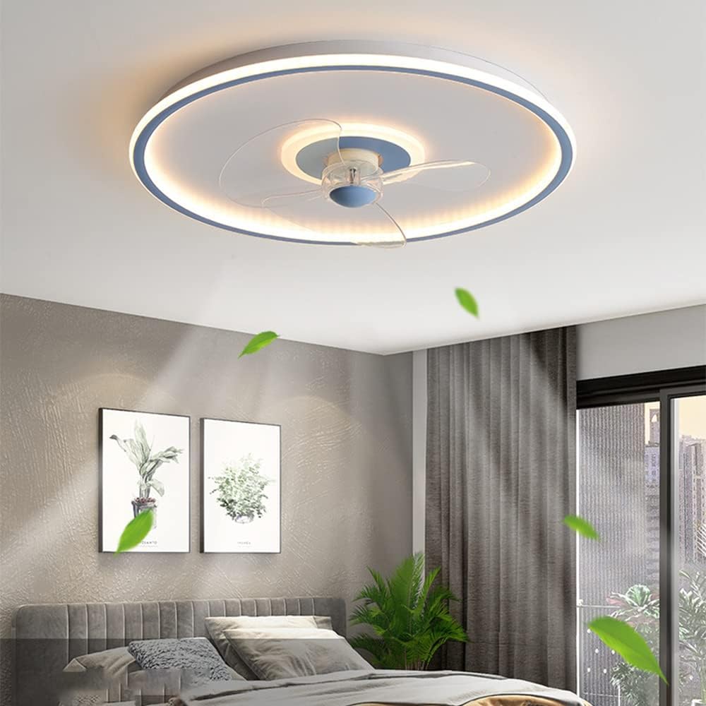 Ultratynd LED Loftventilator med Fjernbetjening Loftventilatorlampe Tech Butik