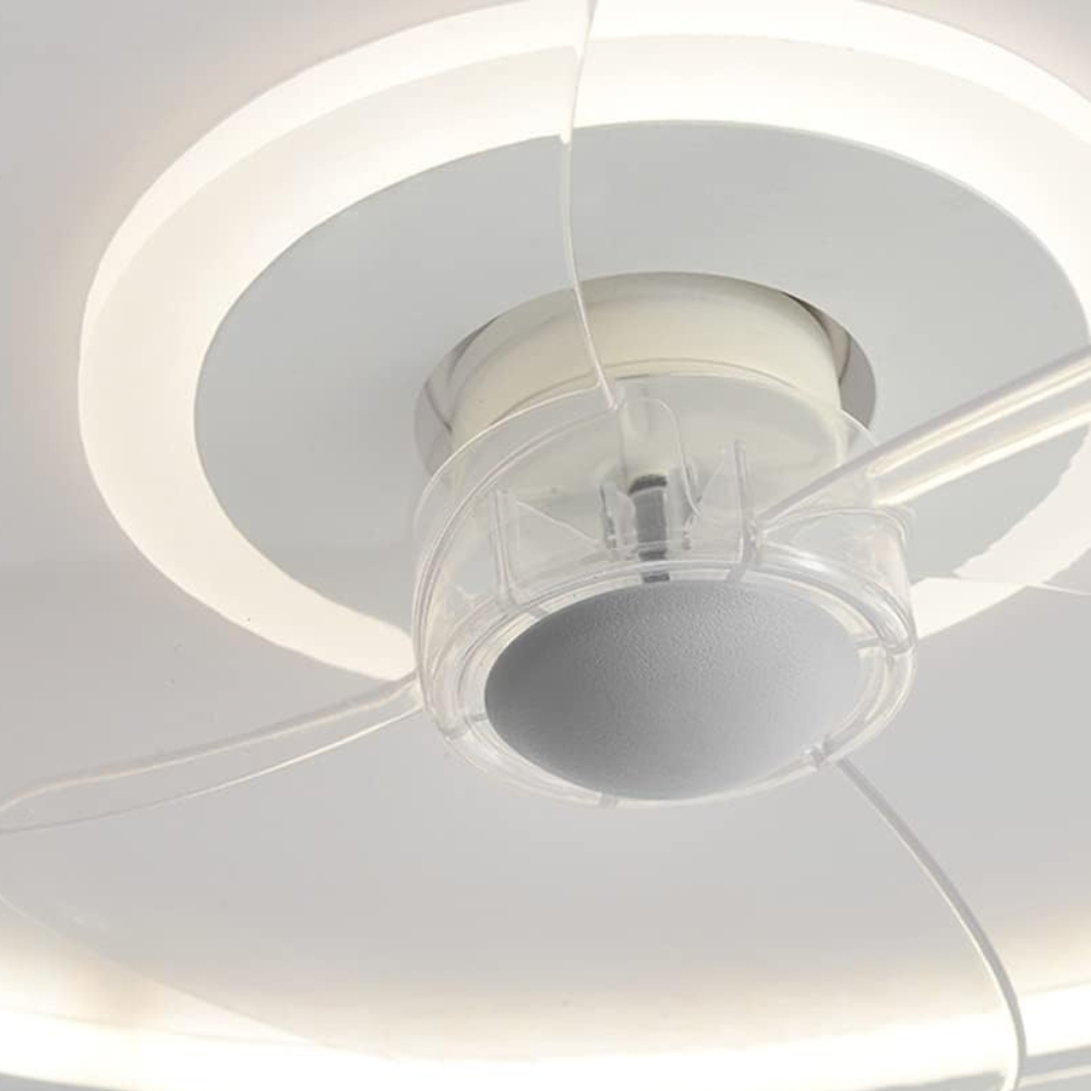Ultratynd LED Loftventilator med Fjernbetjening Loftventilatorlampe Tech Butik