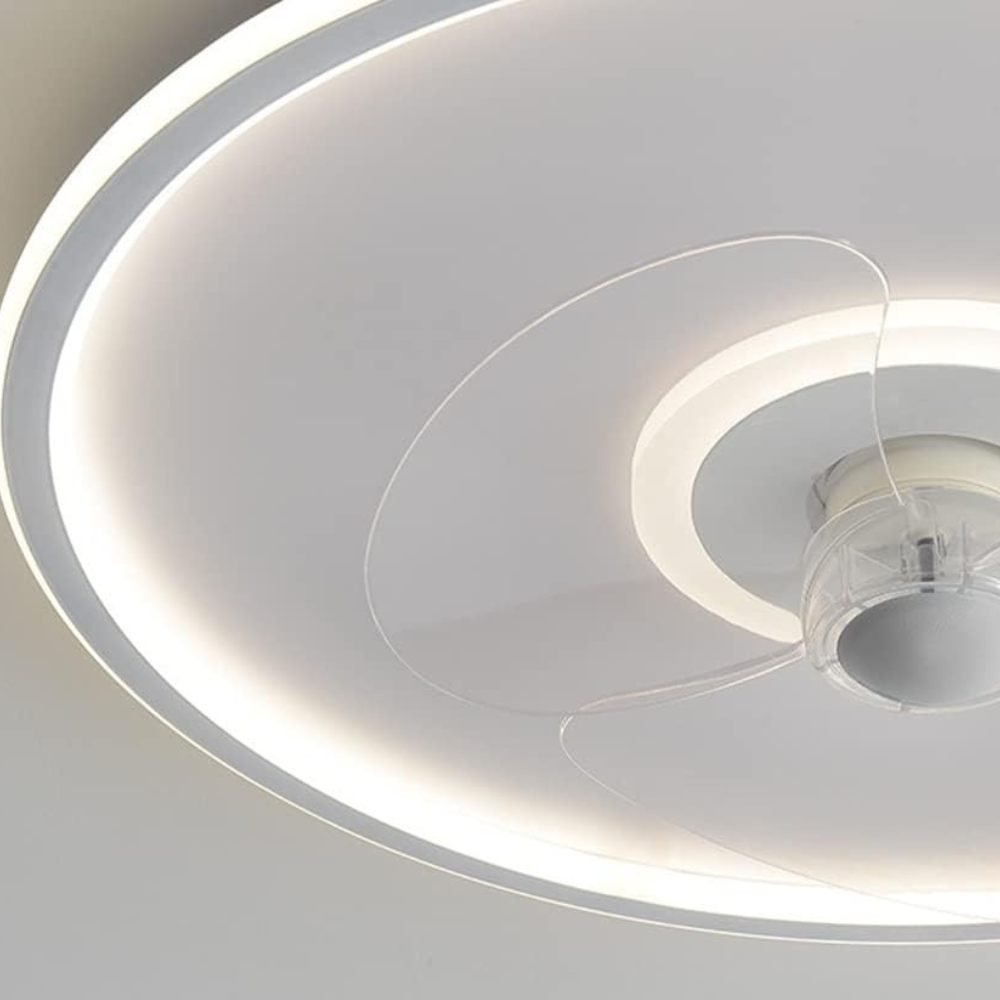 Ultratynd LED Loftventilator med Fjernbetjening Loftventilatorlampe Tech Butik