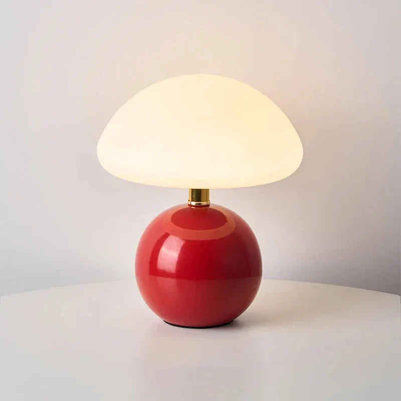 Unik og elegant svampelampe Lamp Tech Butik Rød