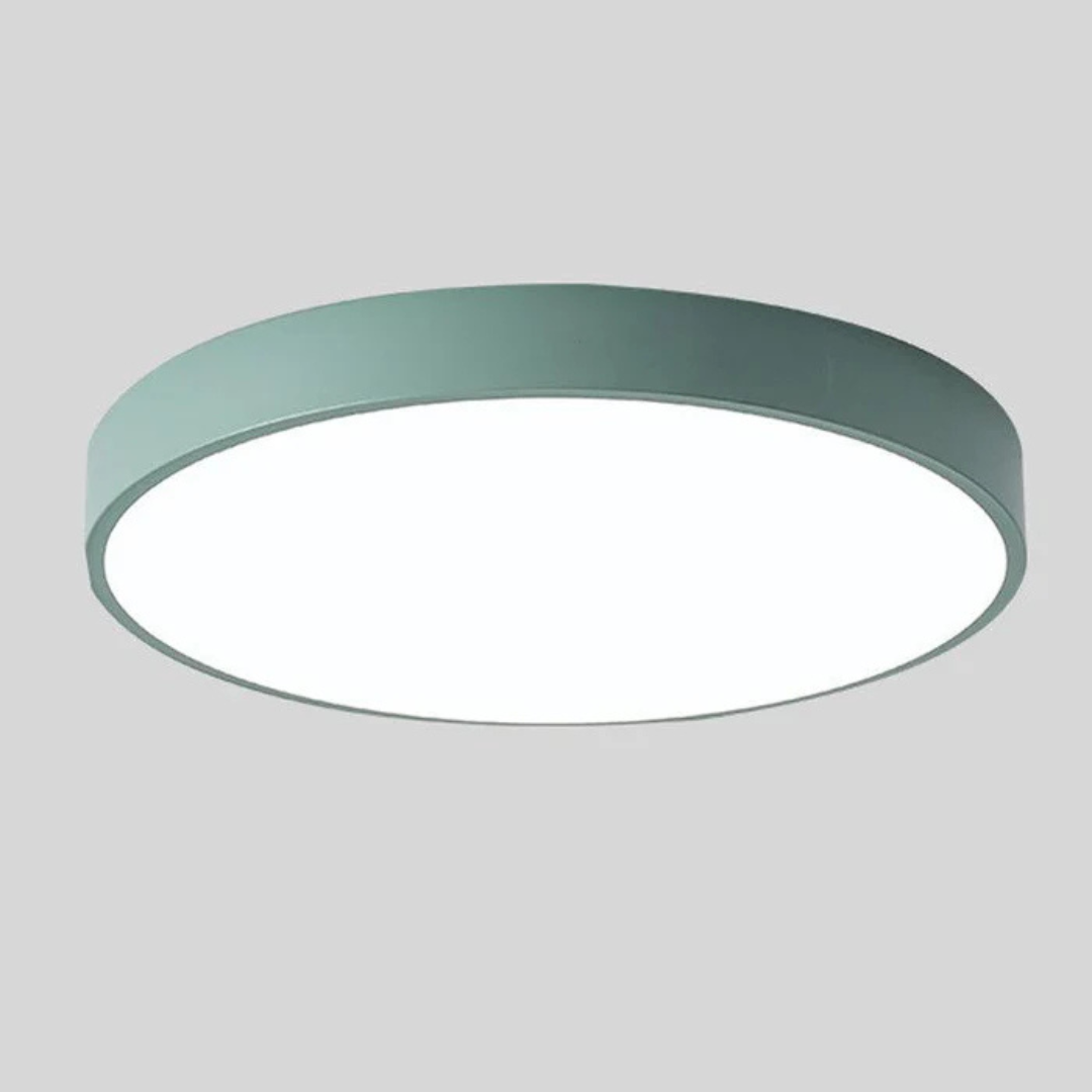 Unik stil træ LED-loftslampe Loftlamper Tech Butik Grøn Dia 23cm Standard
