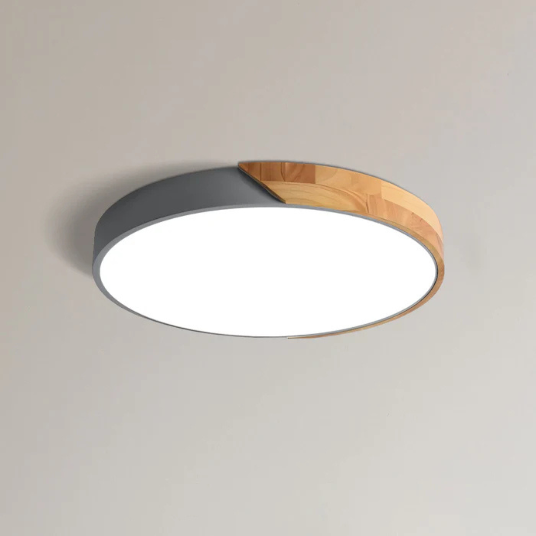 Unik stil træ LED-loftslampe Loftlamper Tech Butik