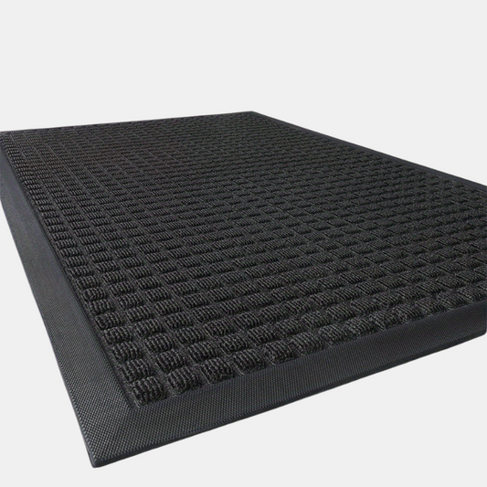 Elegant Indgangsmåtte – Støvtæt Antislip til Indendørs og Udendørs Brug Dørmåtte Tech Butik Sort 45 x 75 cm