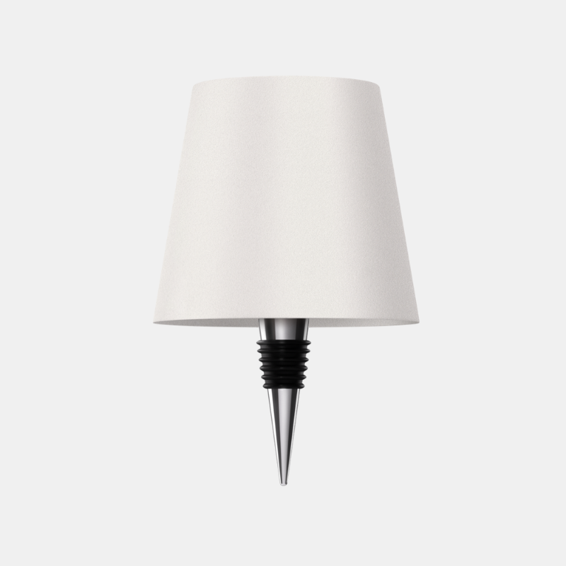 Trådløs Flaskelampe med Justerbar Lysstyrke – Elegant Lampe til Indendørs Brug Belysning Tech Butik HVID
