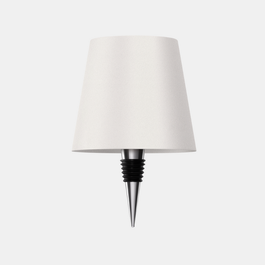 Trådløs Flaskelampe med Justerbar Lysstyrke – Elegant Lampe til Indendørs Brug Belysning Tech Butik HVID