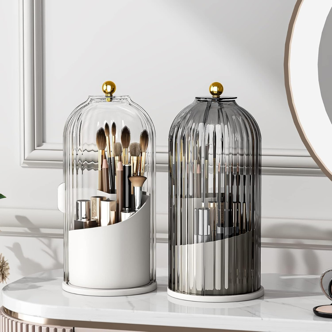 Elegant 360° Roterende Makeup Organizer – Nem Skønhed med Stil Beauty Tech Butik