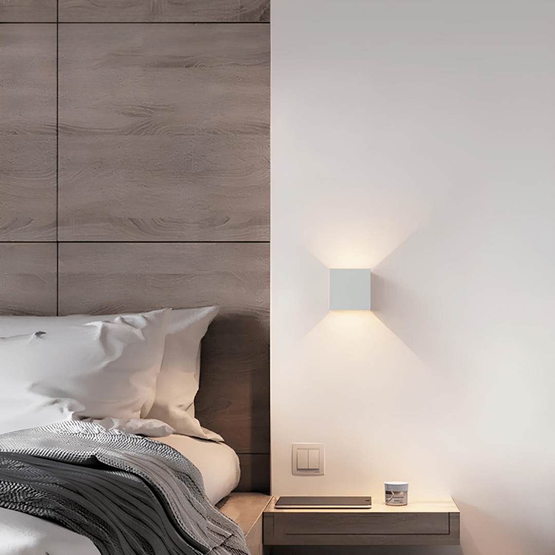 Væglampe med bevægelsessensor elegant minimalistisk LED-lys til hjemmet Væglamper Tech Butik Hvid