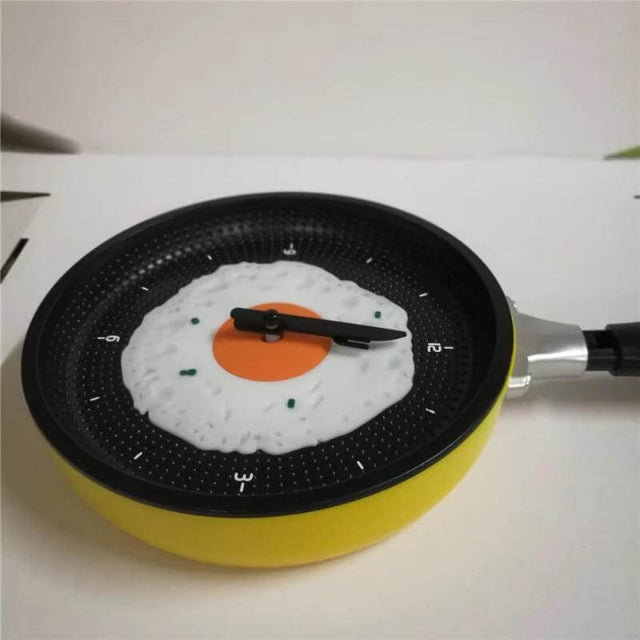 Vægur med Stegepande-Inspiration til Køkkenet Ure Tech Butik