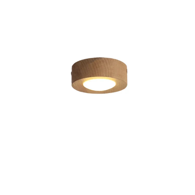 Valnød Loftlampe med LED-Spot – Moderne & Elegant Lamper & Belysning Tech Butik