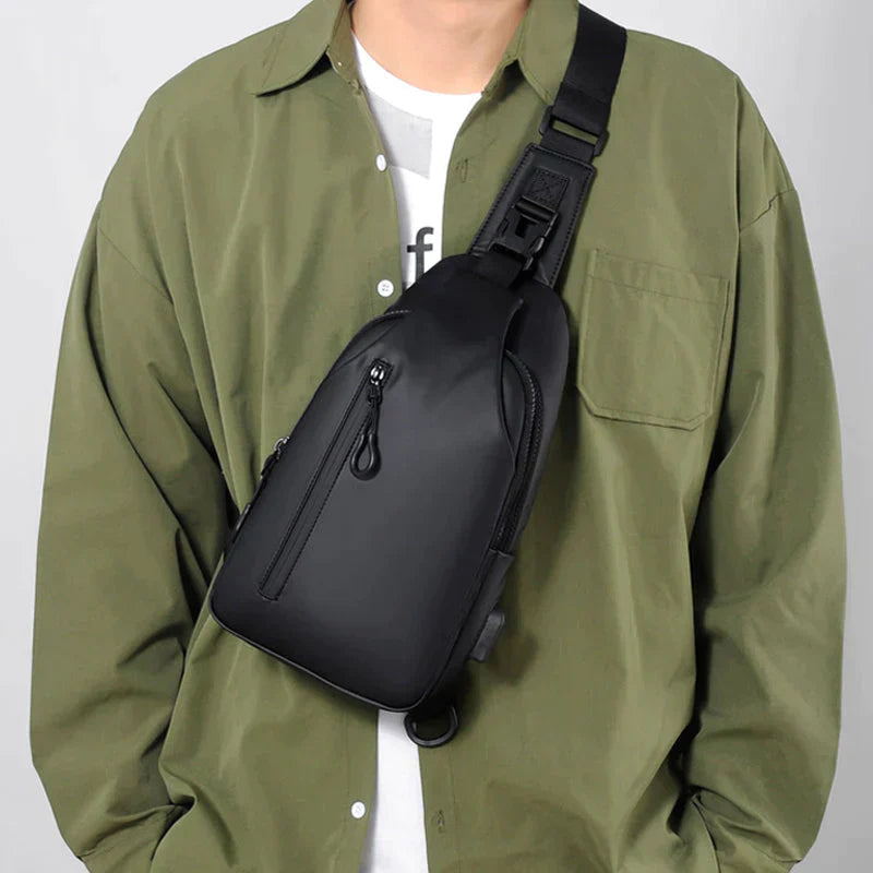 Vandtæt Crossbody Taske med Antidiefstal Design Tasker Tech Butik