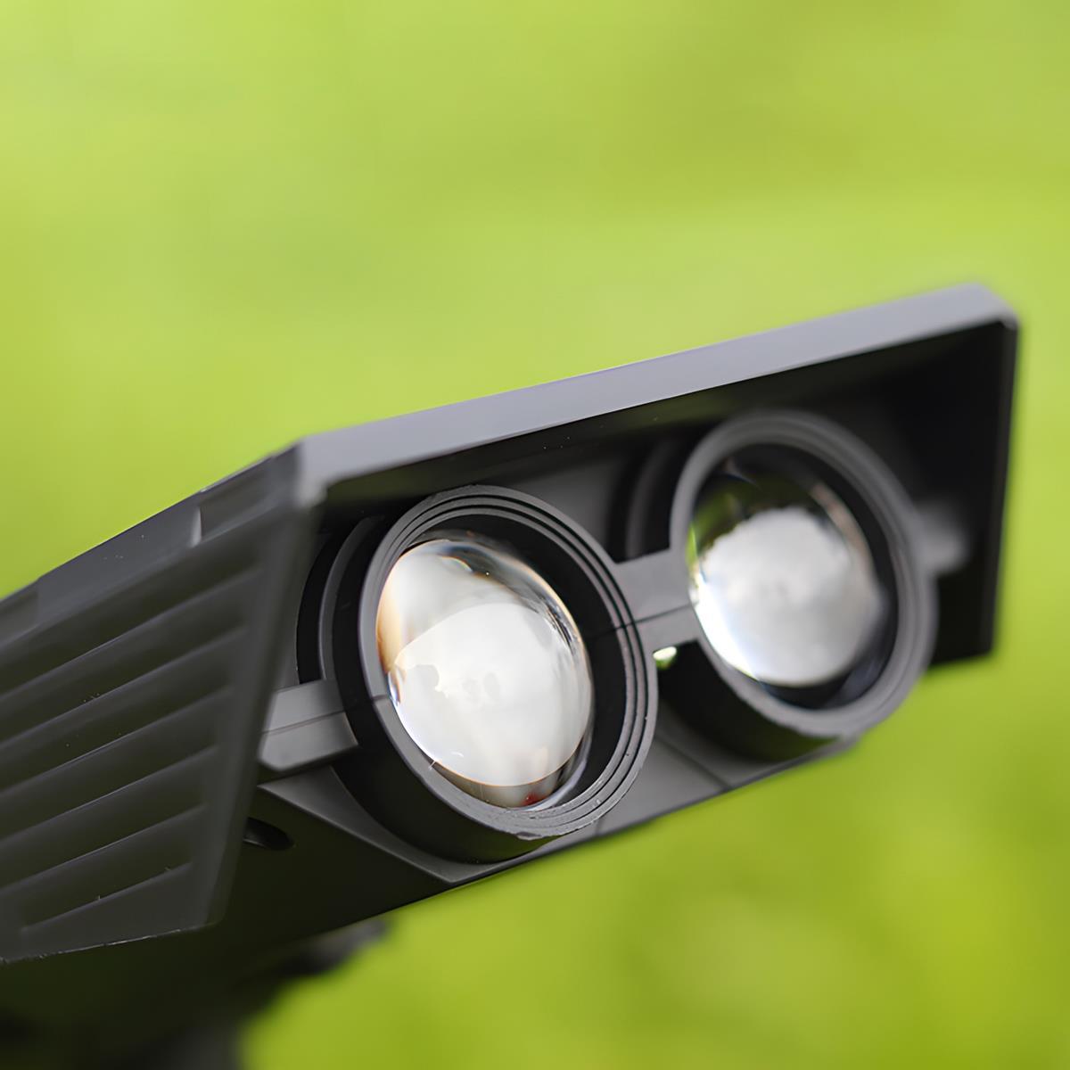 Vandtæt LED Solar Multi-Zoom Spotlys til Udendørs Brug Gulvlampe Tech Butik