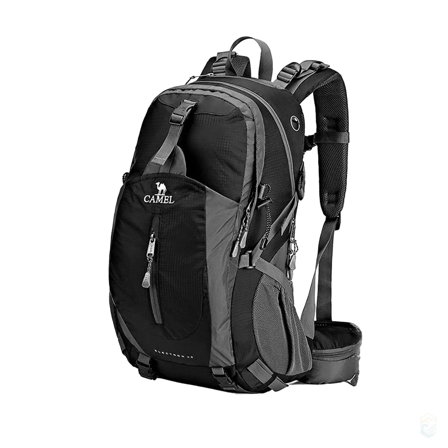 AdventureMax 36L Vandtæt Udendørs Rygsæk – Holdbar, Kompakt & Alsidig Vandretursrygsække Tech Butik Sort