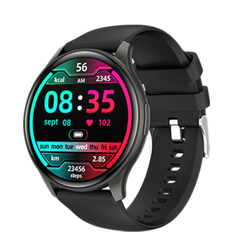 Vandtæt Smartwatch med Sundhedssporing Blodsukker Blodtryk og Søvnovervågning Smartwatches Tech Butik BC Z1 sort