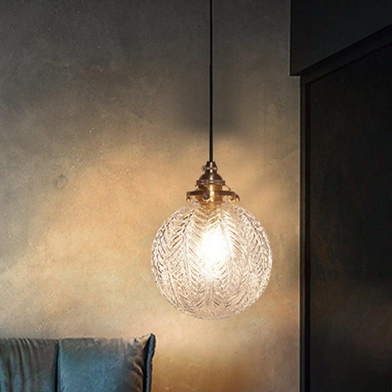 Vintage-inspireret Glas Pendel Lampe til Ambient Belysning Hængelamper Tech Butik