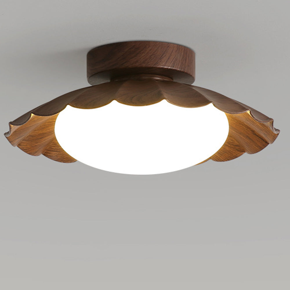Vintage indbygget loftslampe med blomstermotiv – elegant indendørs belysning Belysning Tech Butik
