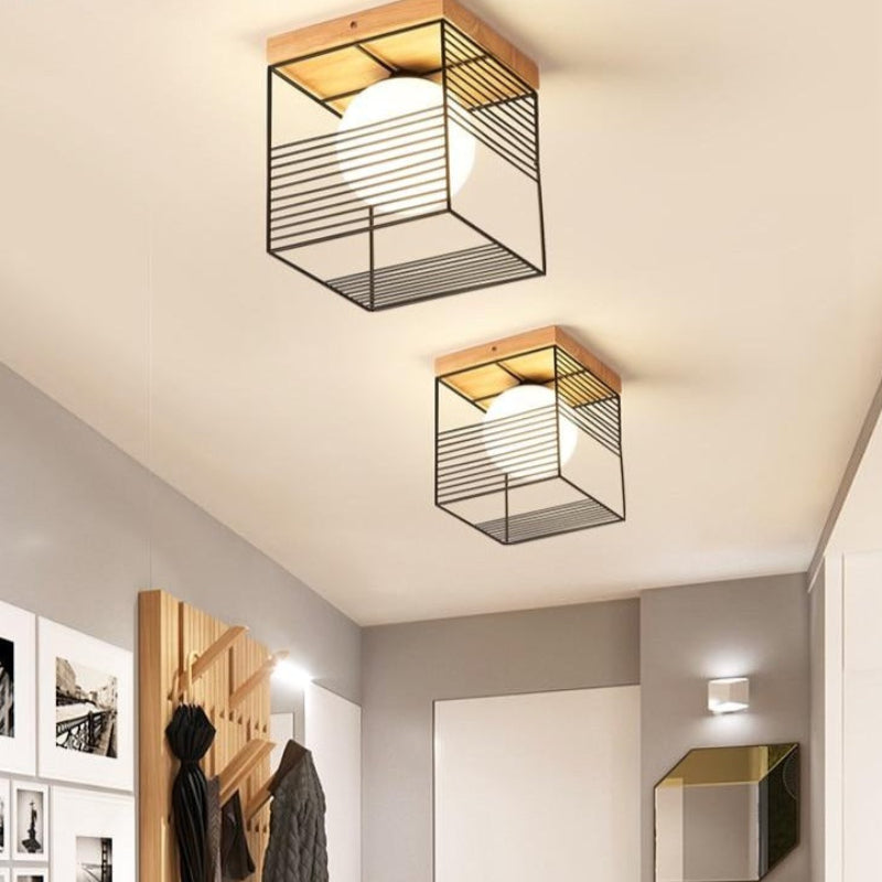 Vintage Retro Stil Burloftlampe til Hjem og Kontor Loftlamper Tech Butik