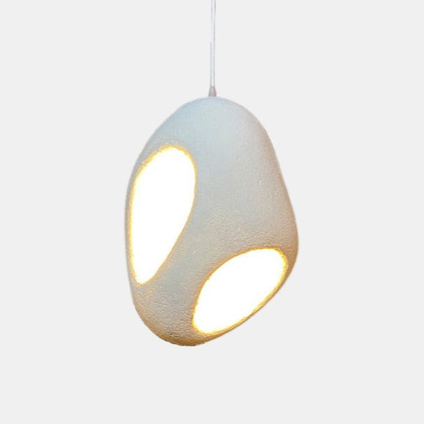Kunstnerisk Imperfektion Loftslampe for Minimalistisk Elegance Pendellampe Tech Butik Hvid Lille (39 højde x 28 længde) Varmt lys(2700K-3500K)