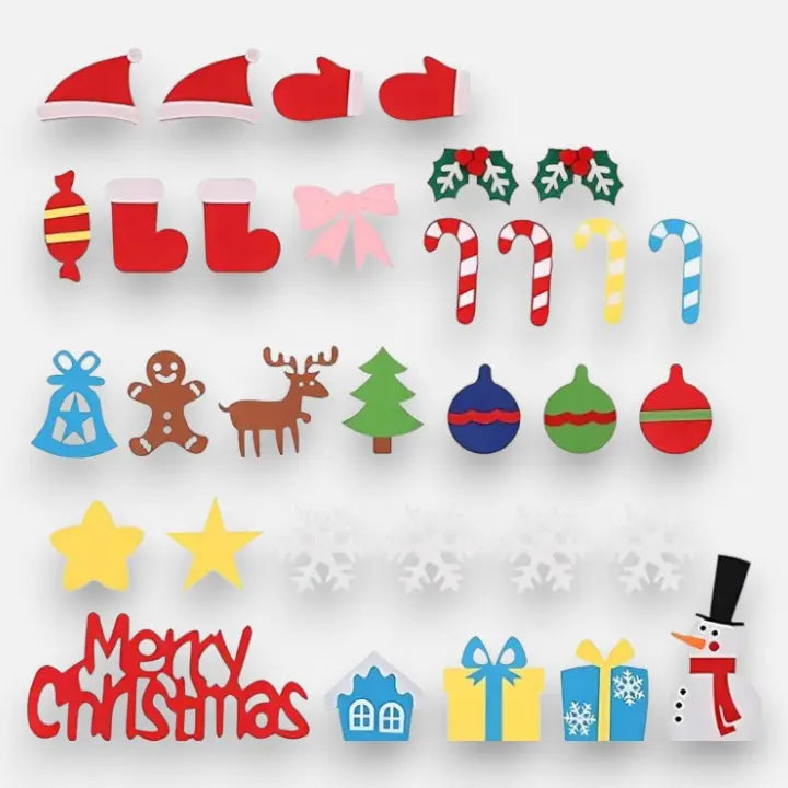 Dekorativt Juletræ i filt – Unik og blød juledekoration Home & Decor Tech Butik