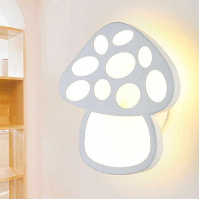 Moderne Akryl Svampeformet LED-væglampe Børnelamper Tech Butik