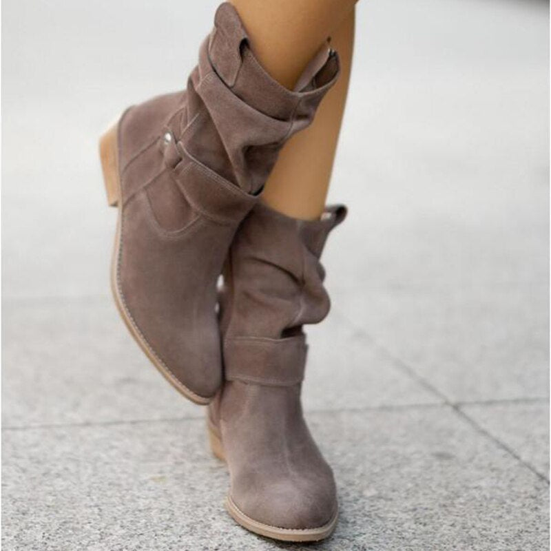 Dame Ankelstøvler – Varme, Stilfulde & Behagelige til Efterår og Vinter Women's Boots Tech Butik Grå 35