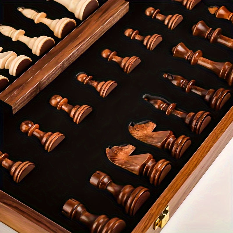 Premium Træskakspil sæt – Perfekt til Konkurrence og Strategi Træskakspil sæt Tech Butik